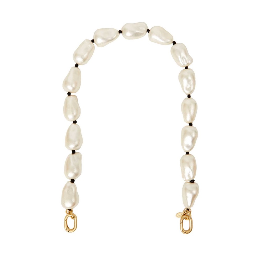 ISO Clare V baroque pearl shortie strap